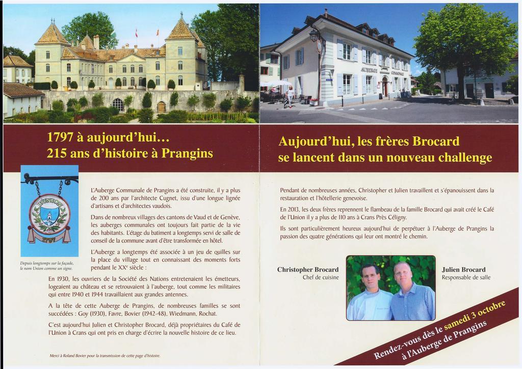 Auberge De Prangins Exterior photo